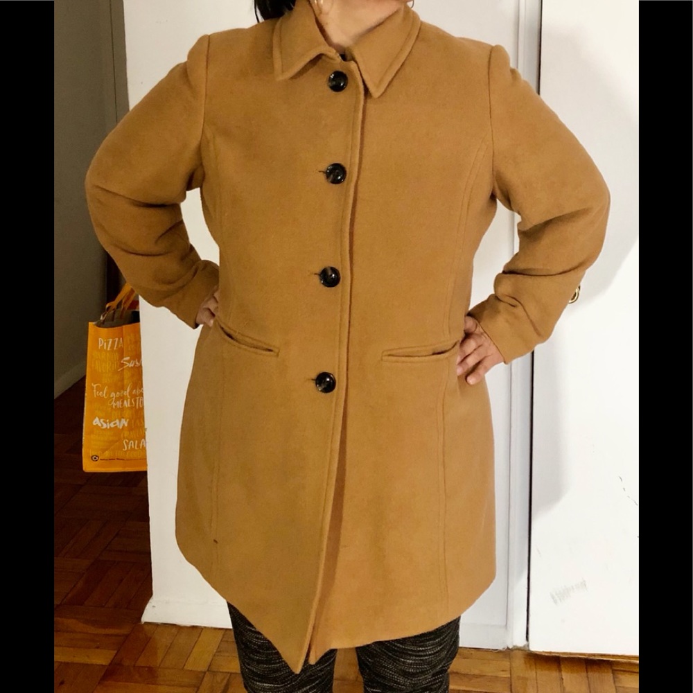 Land End Camel Coat - 16W